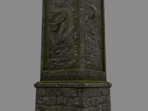 pillar 3D 모델