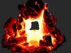 lava sukul cave Modello 3D