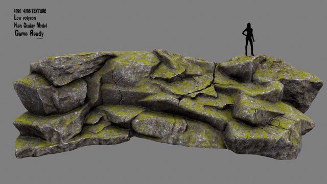 rock 8 Modèle 3D .c4d .max .obj .3ds .fbx .stl .blend 