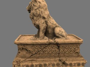 lion statue 3D Model