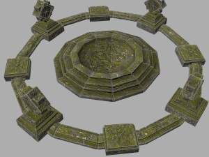 old temple 3D Model