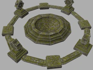 old temple 3D Model