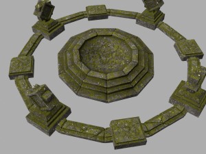 old temple 3D Model