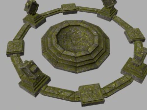 old temple 3D Model