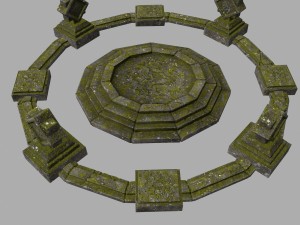 old temple 3D Model