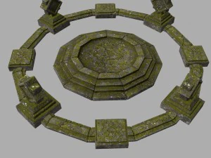 old temple 3D Model