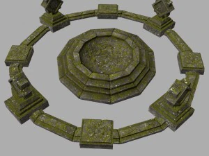 old temple 3D Model