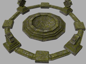 old temple 3D Model