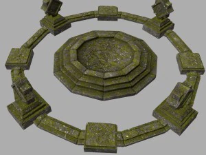 old temple 3D Model