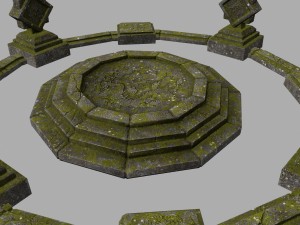 old temple 3D Model