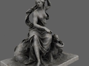 statue 3D 模型