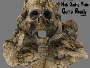 skull cave 3D Model