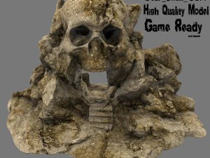 schedel grot 3D Model