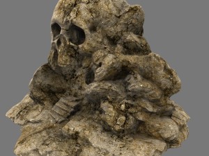skull cave 3D Model