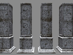 pillar 3D 모델