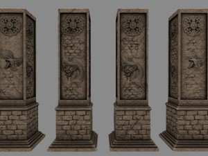 pillar 1 3D Model