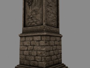 pillar 1 3D Model