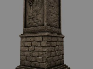 pillar 1 3D Model