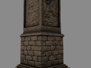 pillar 1 3D Model