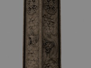 pillar 1 3D Model