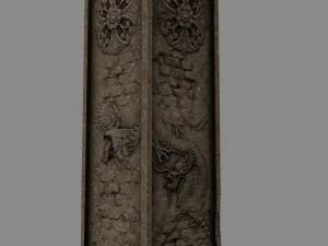 pillar 1 3D Model