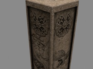 pillar 1 3D Model