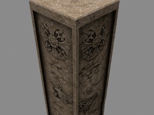 pillar 1 3D Model