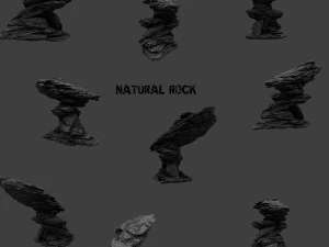 rock set 3D Model