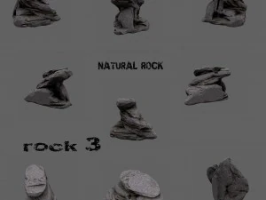 rock set 3D Model
