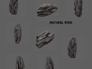 rock set 3D Model