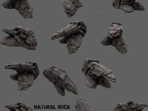 rock set 3D Model