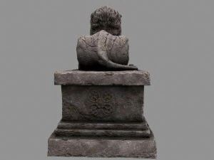 lion statue 3D Model
