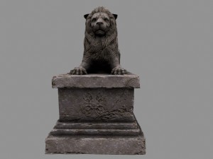 lion statue 3D Model