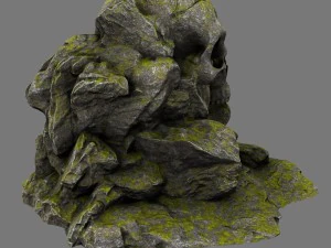 skull cave 3D Model