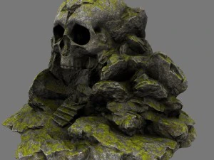 skull cave 3D Model