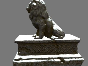 lion statue 3D Model