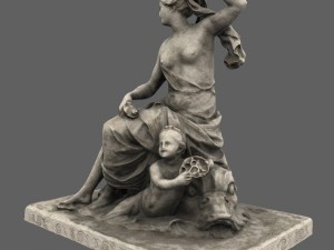 statue Modello 3D