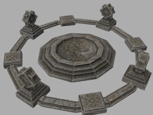 temple 3D 모델