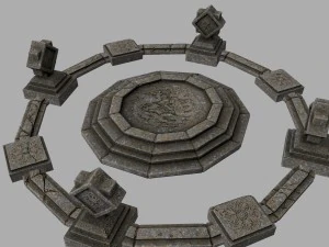 temple 3D Model