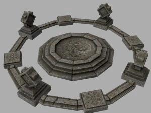 temple 3D Model