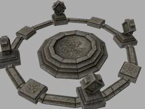 temple 3D Model