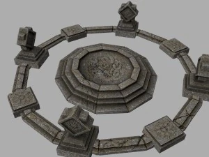 temple 3D Model