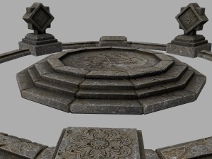 temple 3D 모델