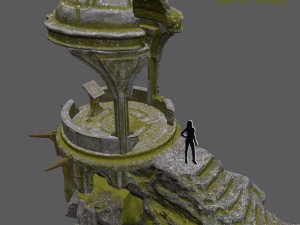 old temple 3D Модель