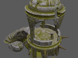 old temple 3D Model