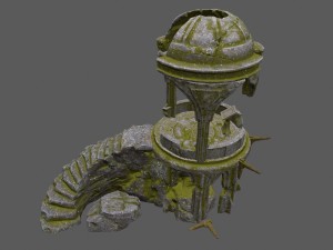 old temple 3D Model