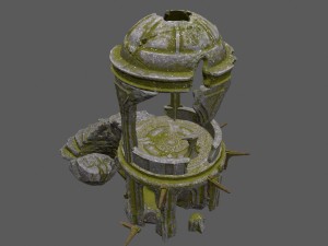 old temple 3D Model
