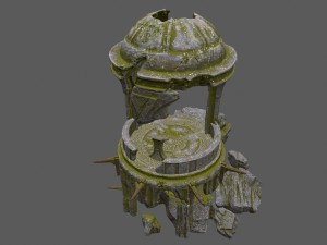 old temple 3D Model