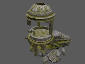 old temple 3D Model