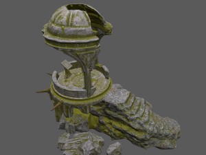 old temple 3D Model